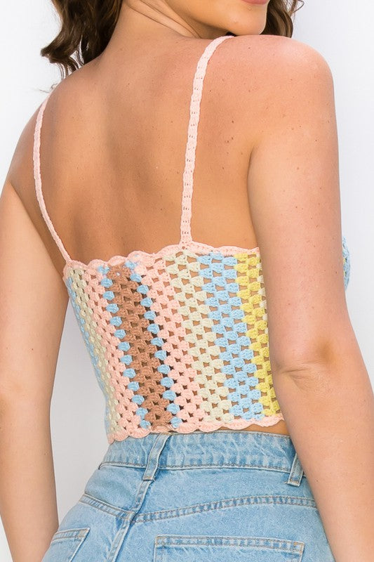 A Piece Of Cake Knitted Crop Top