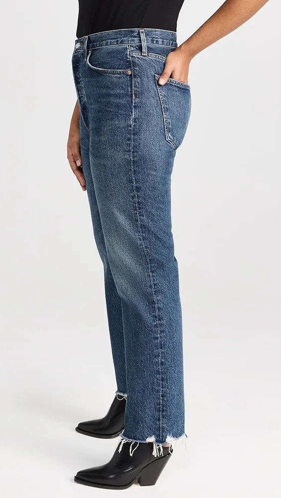 AGOLDE   90's Pinch Waist High Rise Straight Jeans 