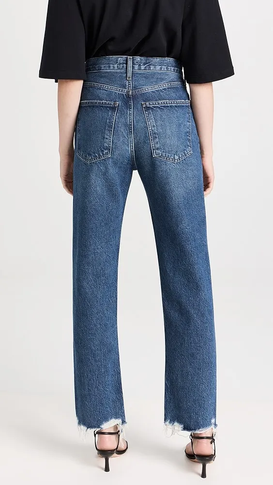 AGOLDE   90's Pinch Waist High Rise Straight Jeans 