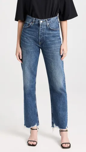 AGOLDE   90's Pinch Waist High Rise Straight Jeans 