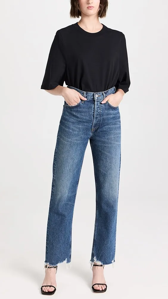 AGOLDE   90's Pinch Waist High Rise Straight Jeans 