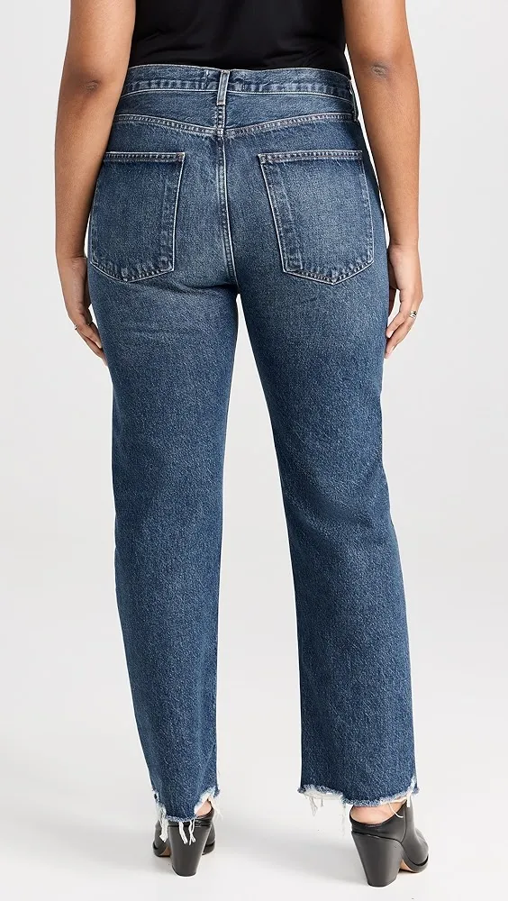 AGOLDE   90's Pinch Waist High Rise Straight Jeans 