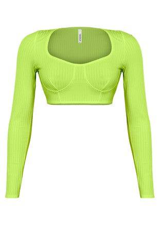 Amexlie Long Sleeve Crop Top