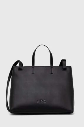 A.P.C. handbag Cabas Market Small black color PUABL.F61860.LZZ