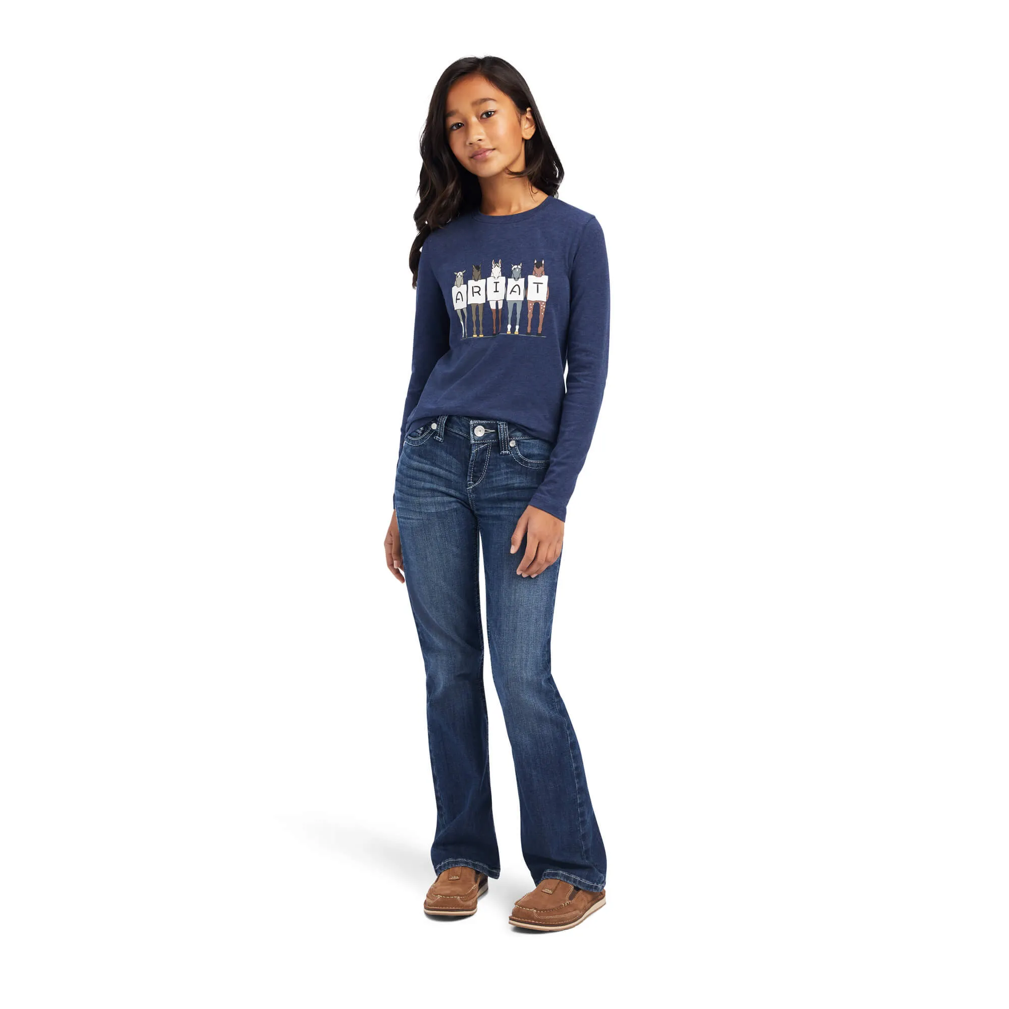 Ariat Girl's Fan Club Tee