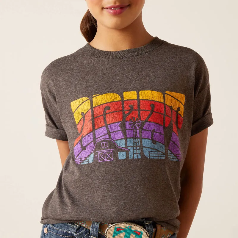 Ariat Girl's Groovy Sunset T-shirt