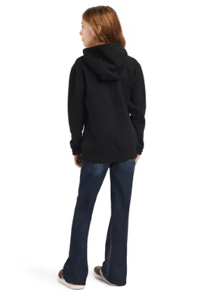 Ariat Girl's REAL Black Hoodie 10042235