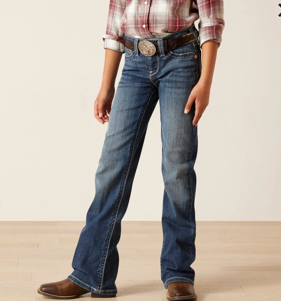 Ariat Girl's R.E.A.L. Boot Cut Jean-Everlee