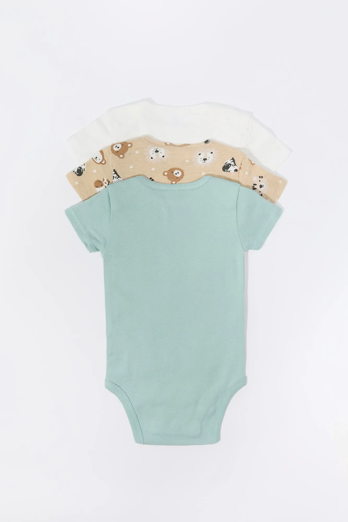 Baby Lion Graphic Bodysuit (3 Pack)