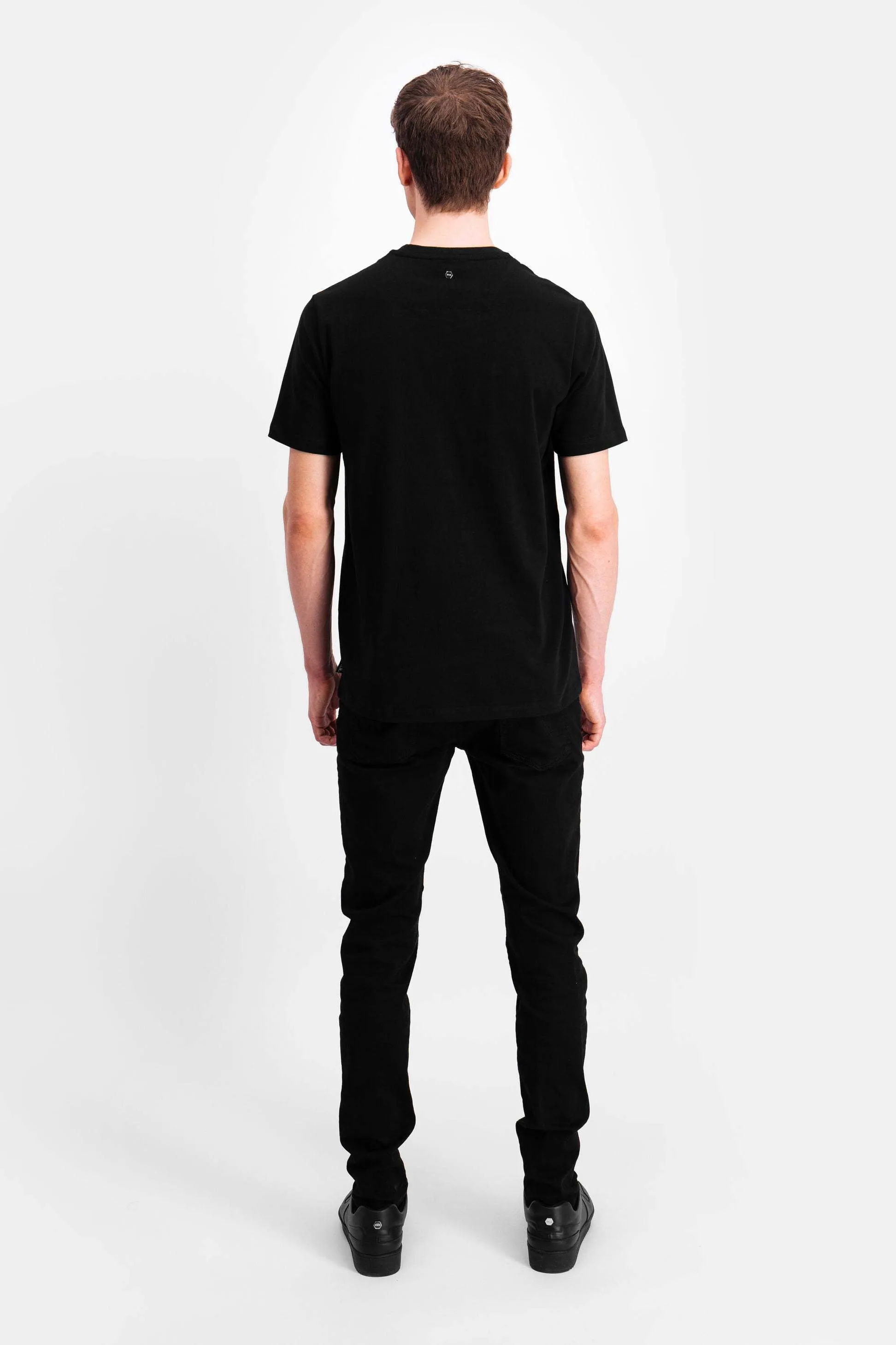 BALR  |Crew Neck Plain Cotton Short Sleeves Logo Crew Neck T-Shirts