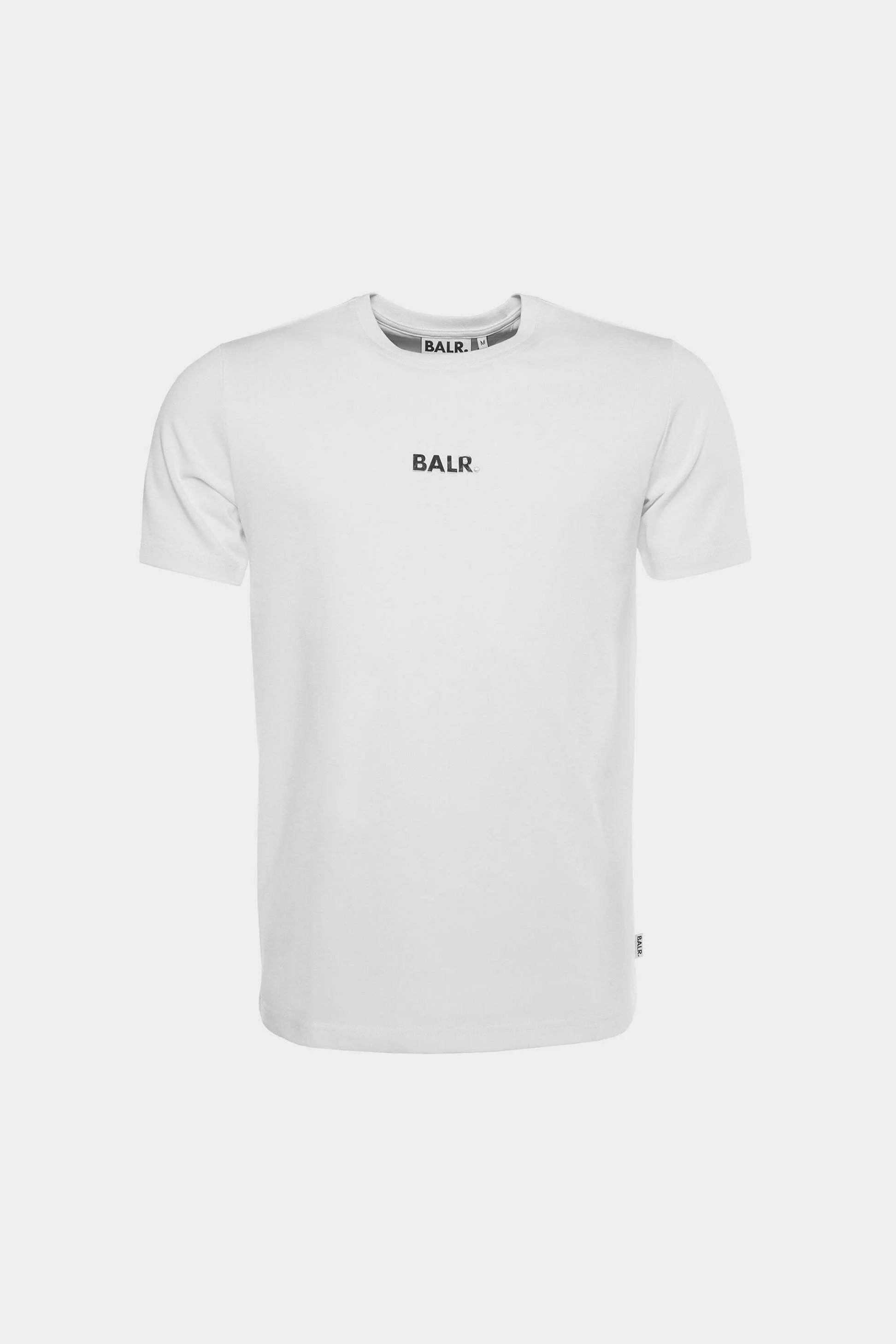 BALR  |Crew Neck Plain Cotton Short Sleeves Logo Crew Neck T-Shirts