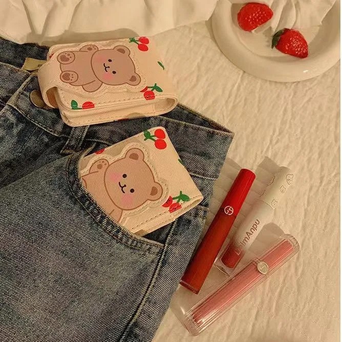 Bear Lipstick Organizer Bag with Mirror MK18735