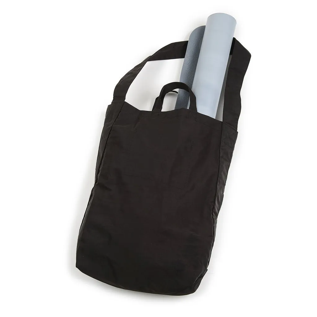 Bella Nylon Market Tote - Black