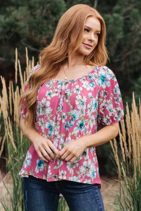 Bloom So Bright Floral Top