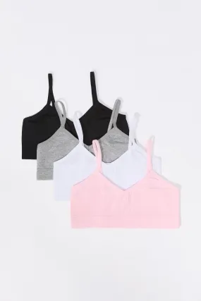 Bralette sans couture pour fille (Paquet de 4)