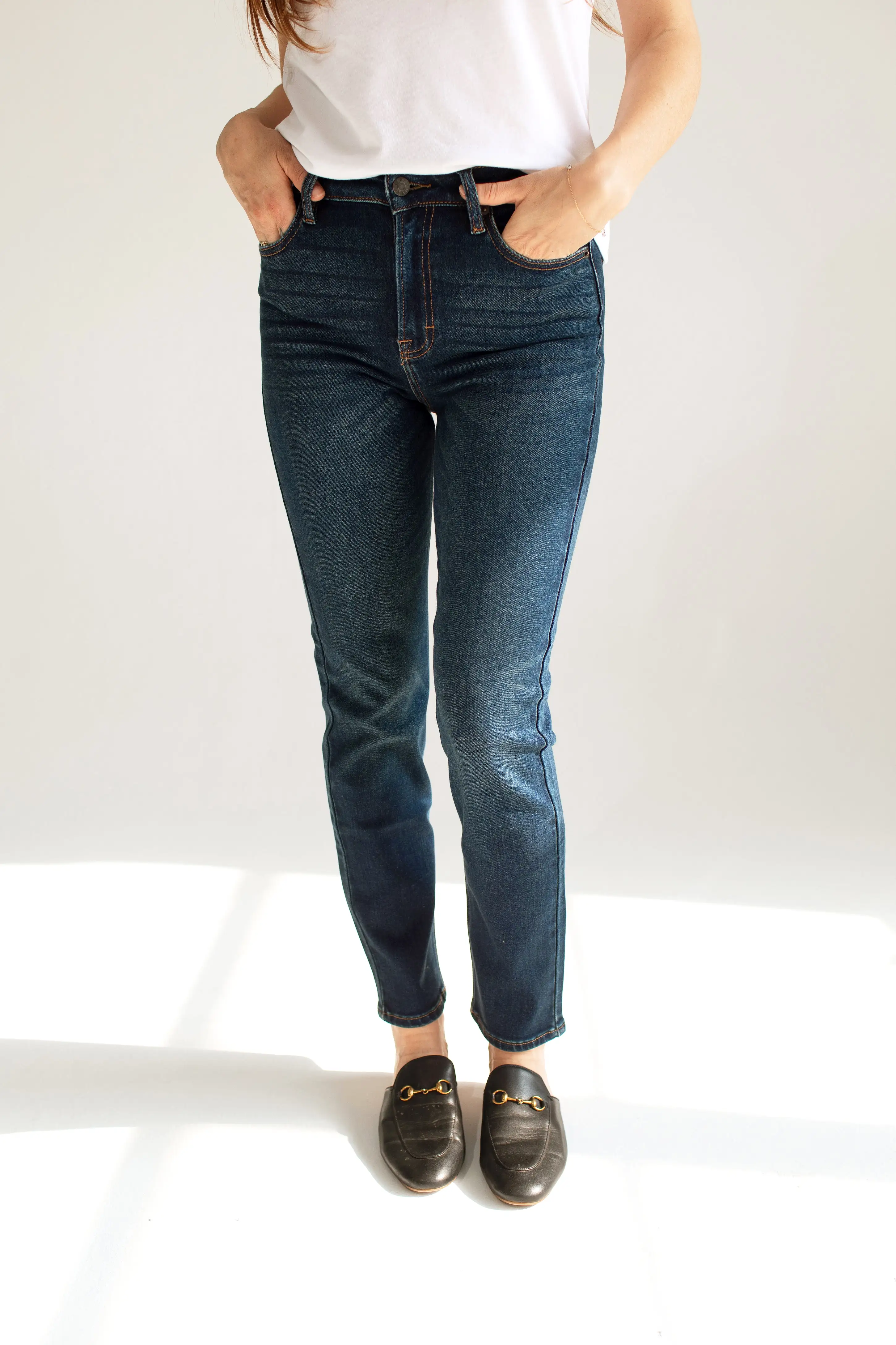 Brooke Slim Straight Leg Jeans