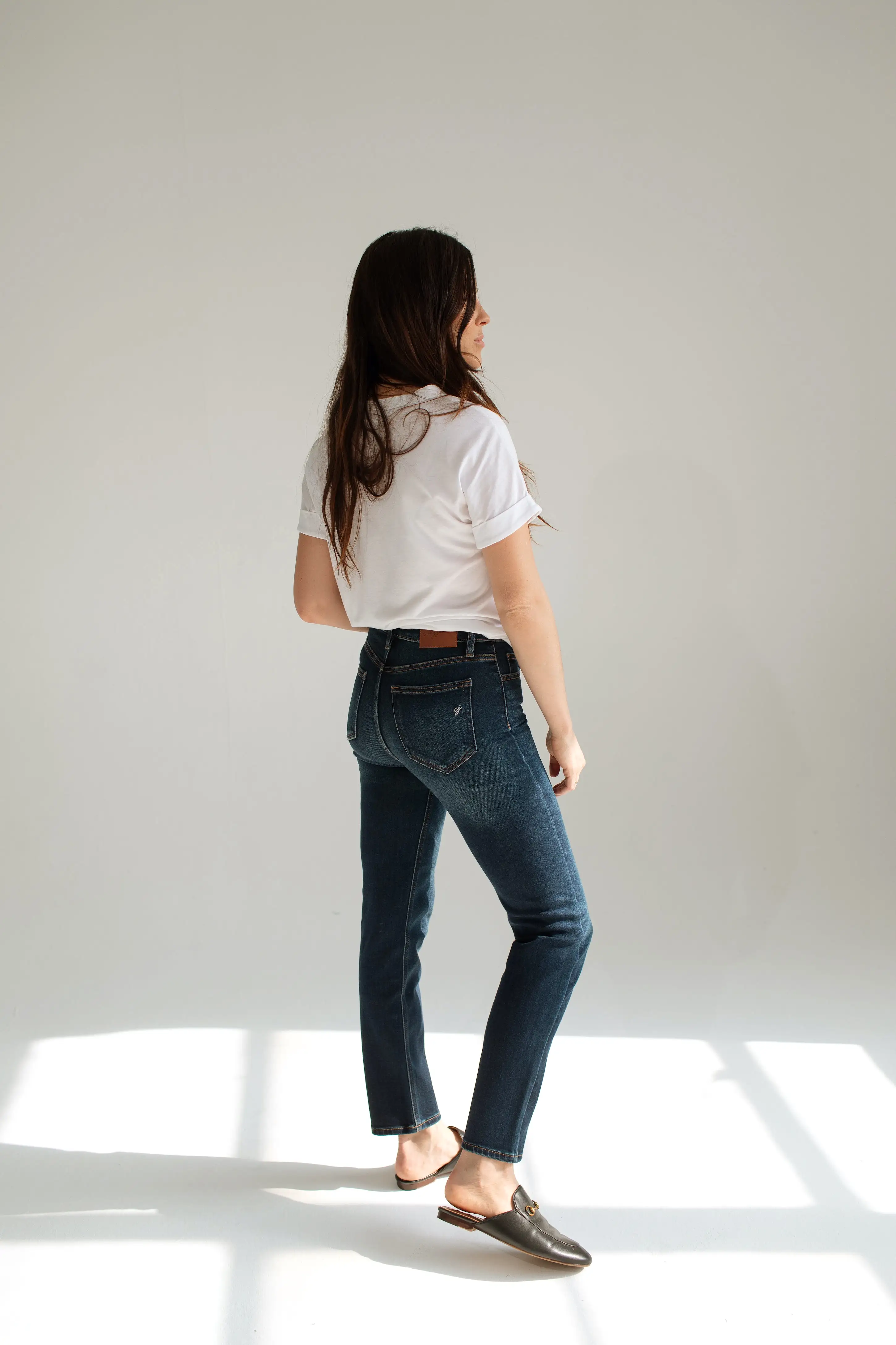 Brooke Slim Straight Leg Jeans