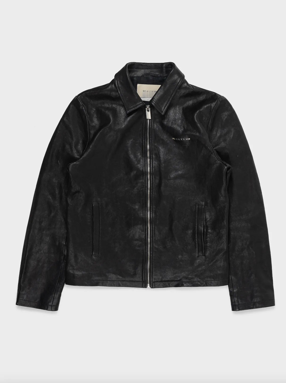 Burnt Leather Zip Jacket