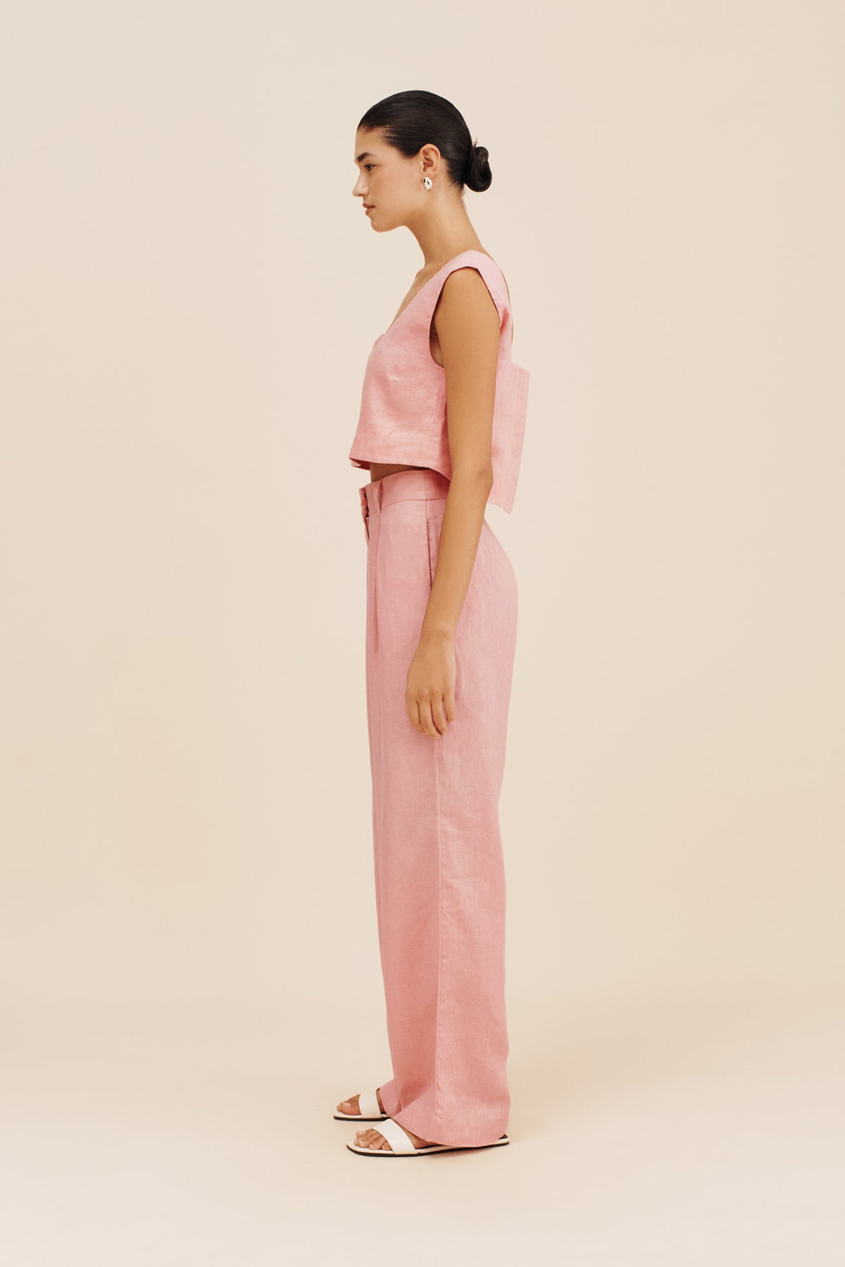 CALEB CROP TOP - PINK SALT