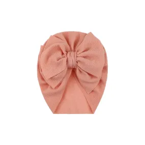 Calla Baby Turban Hat in Flamingo