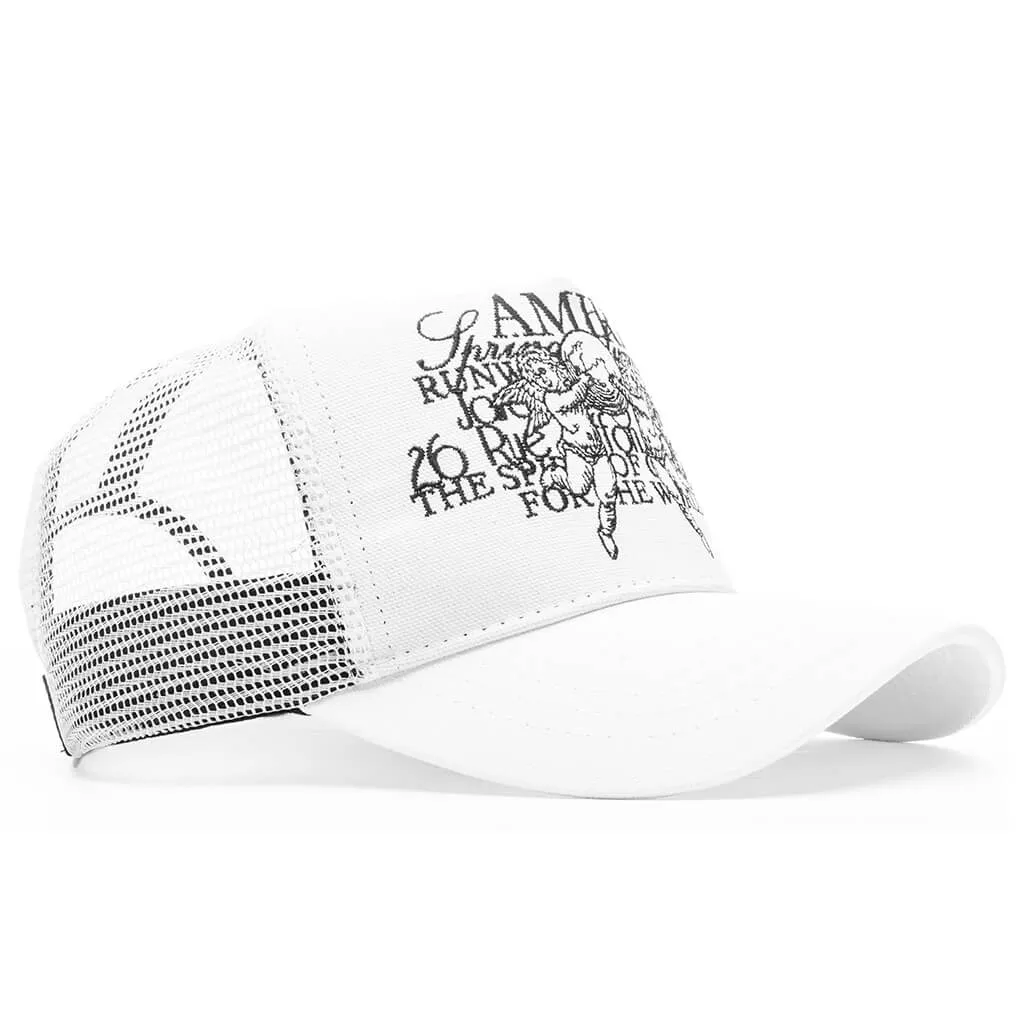 Cherub Trucker Hat - White