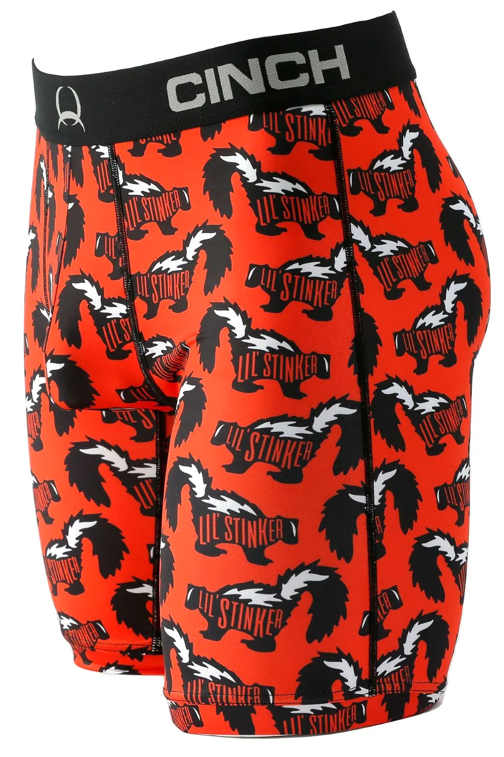 'Cinch' Men's 9 Stinker Boxer Briefs - Red