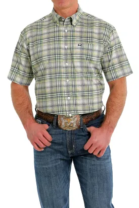 'Cinch' Men's ArenaFlex Plaid Classic Fit Button Down - Multi