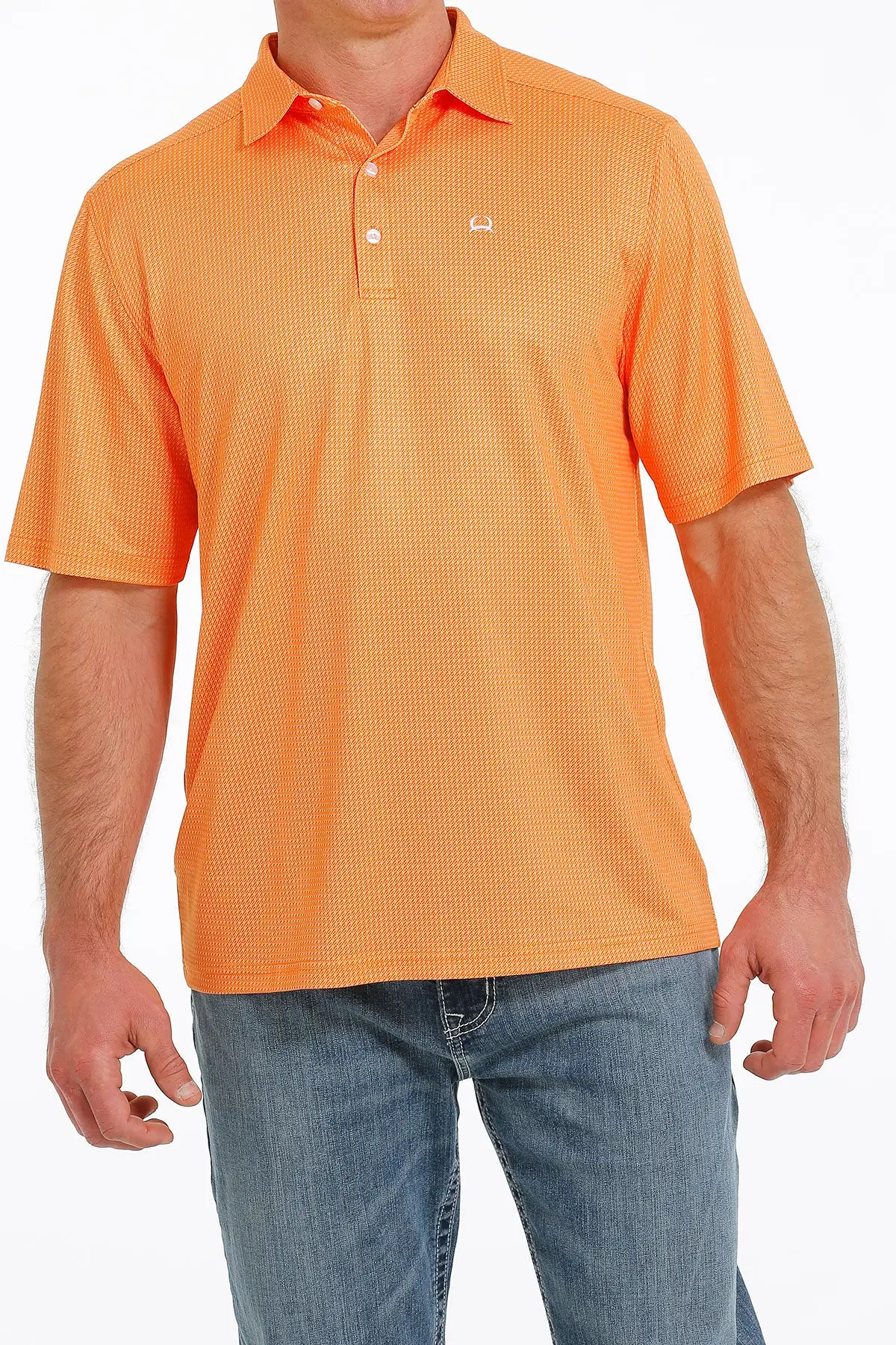 'Cinch' Men's Arenaflex Polo - Orange