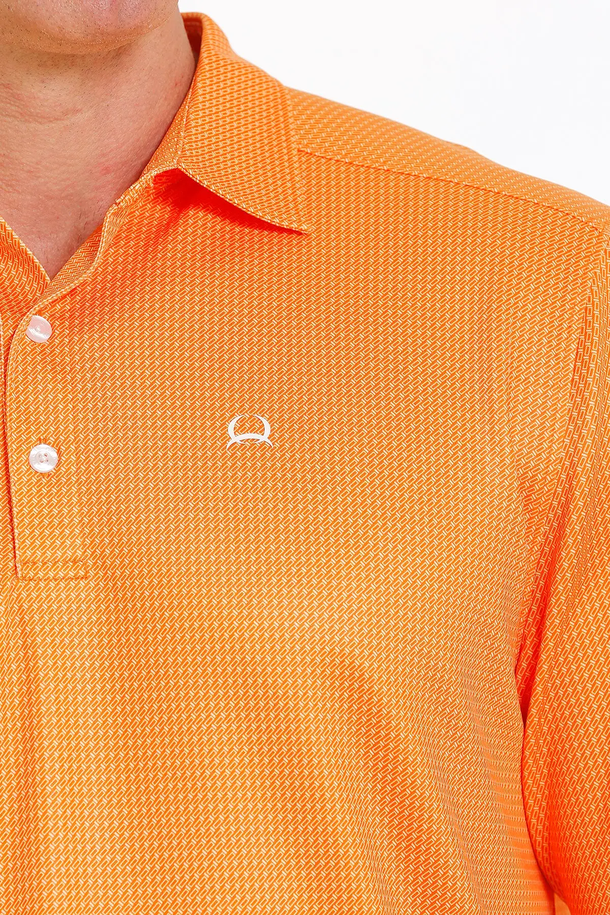 'Cinch' Men's Arenaflex Polo - Orange