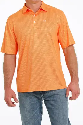 'Cinch' Men's Arenaflex Polo - Orange