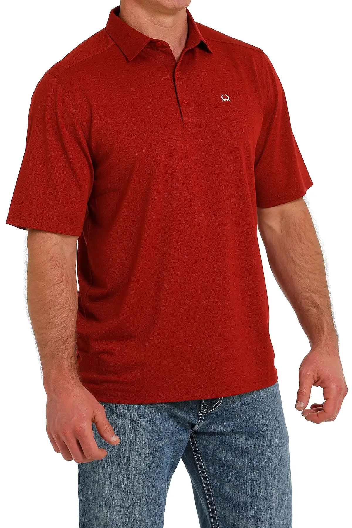 'Cinch' Men's Arenaflex Polo - Red