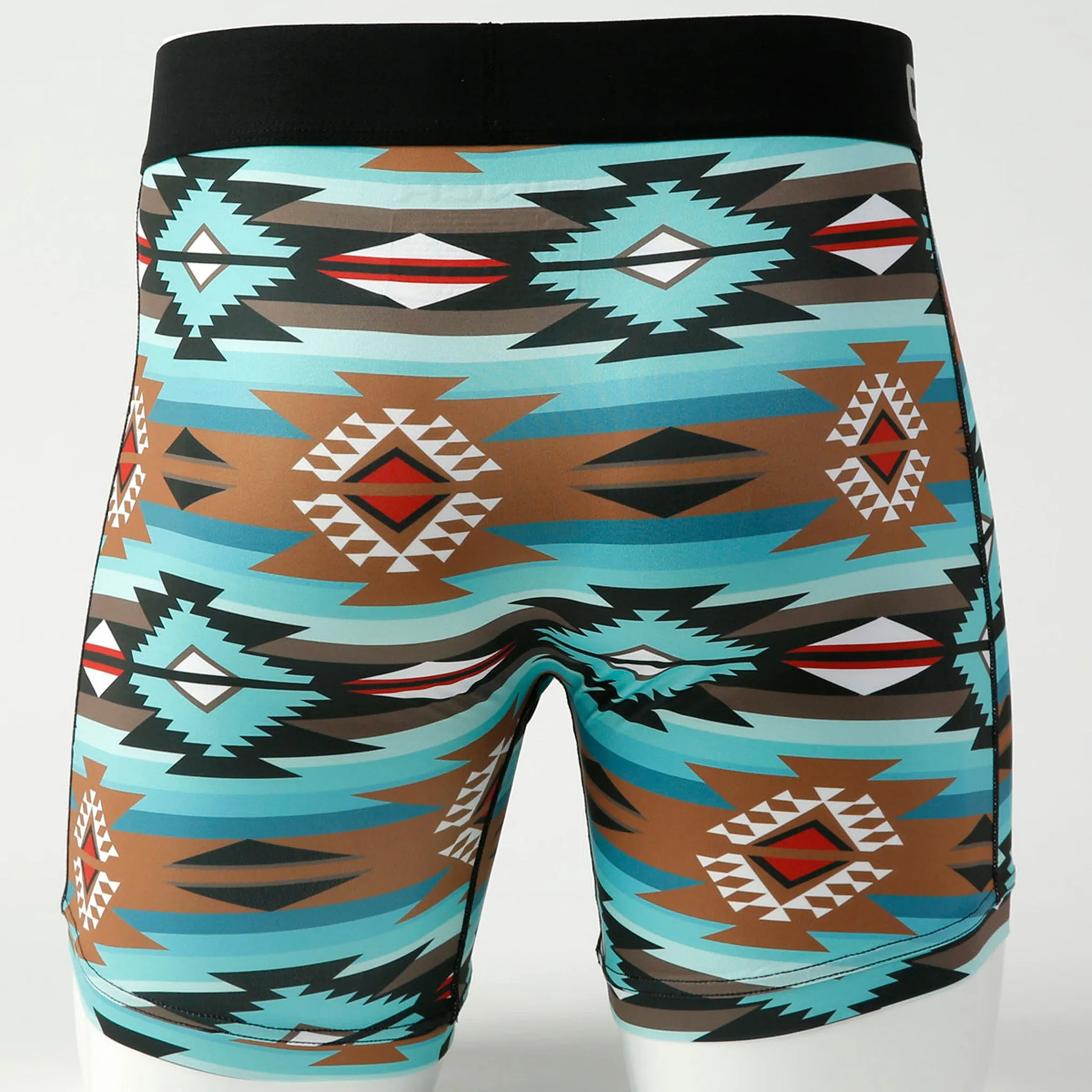 Cinch Men's Turquoise Aztec 6 Boxer Briefs