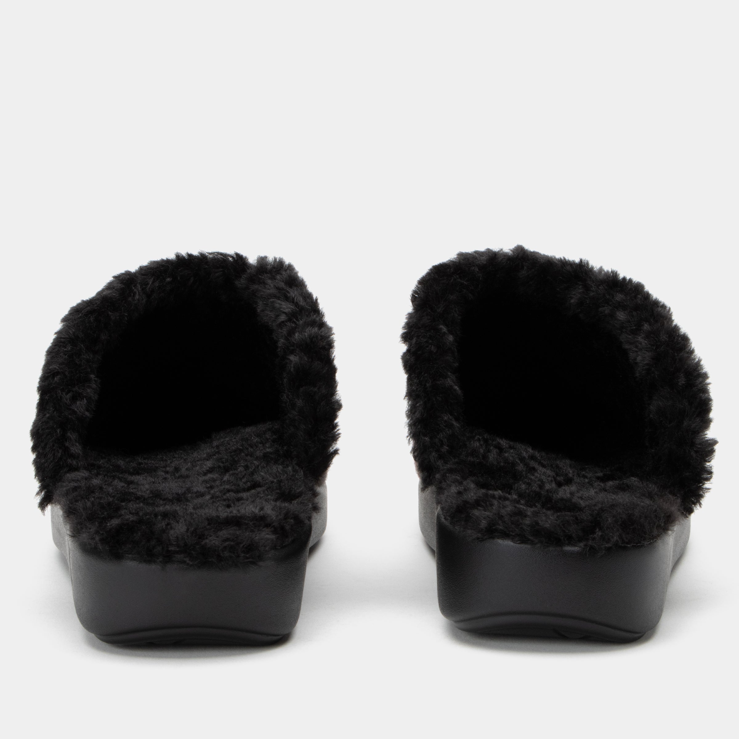 Comfee Plaidly Black Slipper