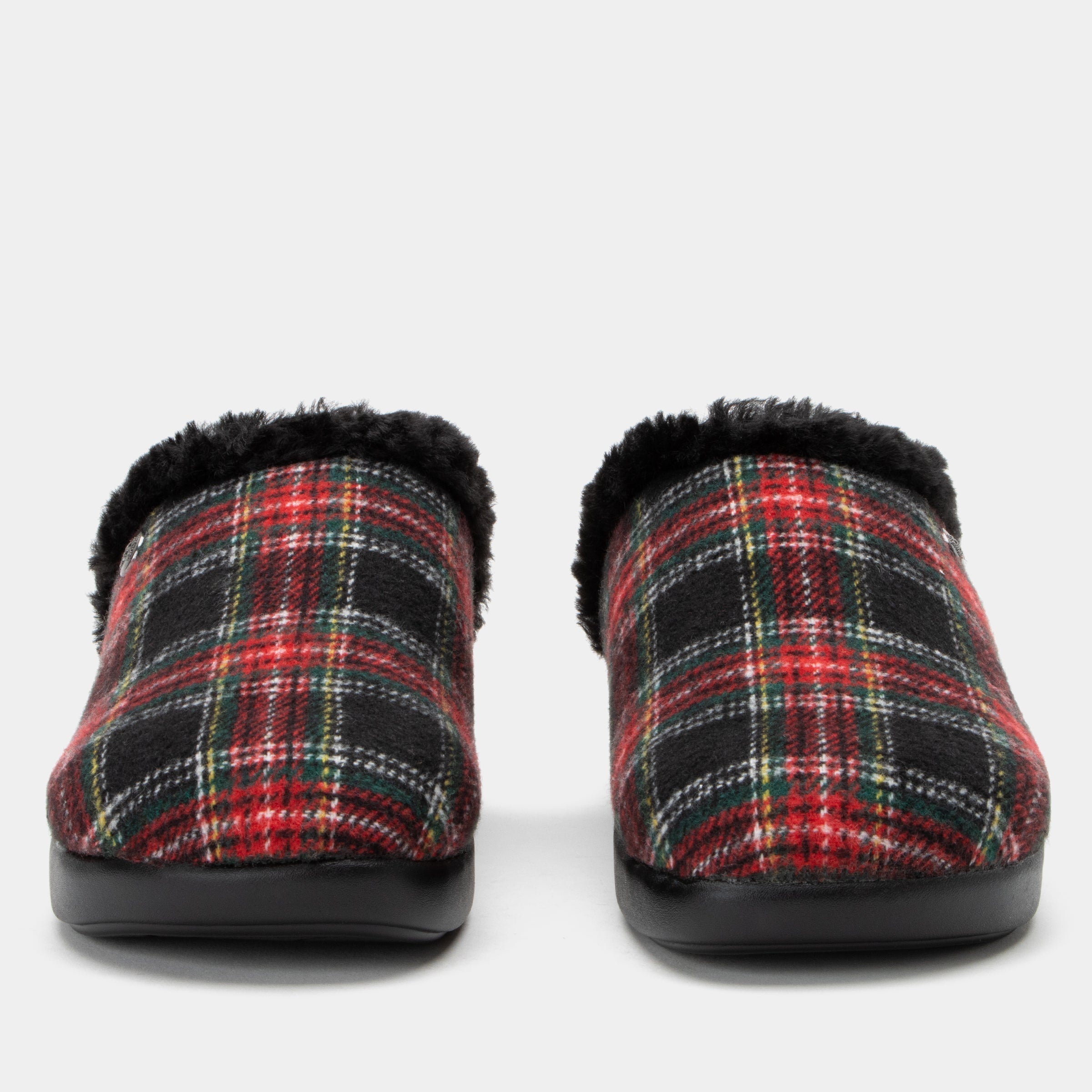 Comfee Plaidly Black Slipper