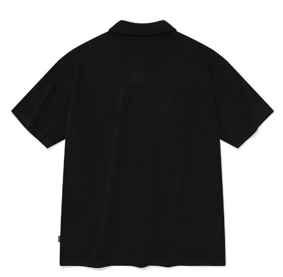 COVERNAT  |Unisex Street Style Plain Cotton Short Sleeves Logo Shirts