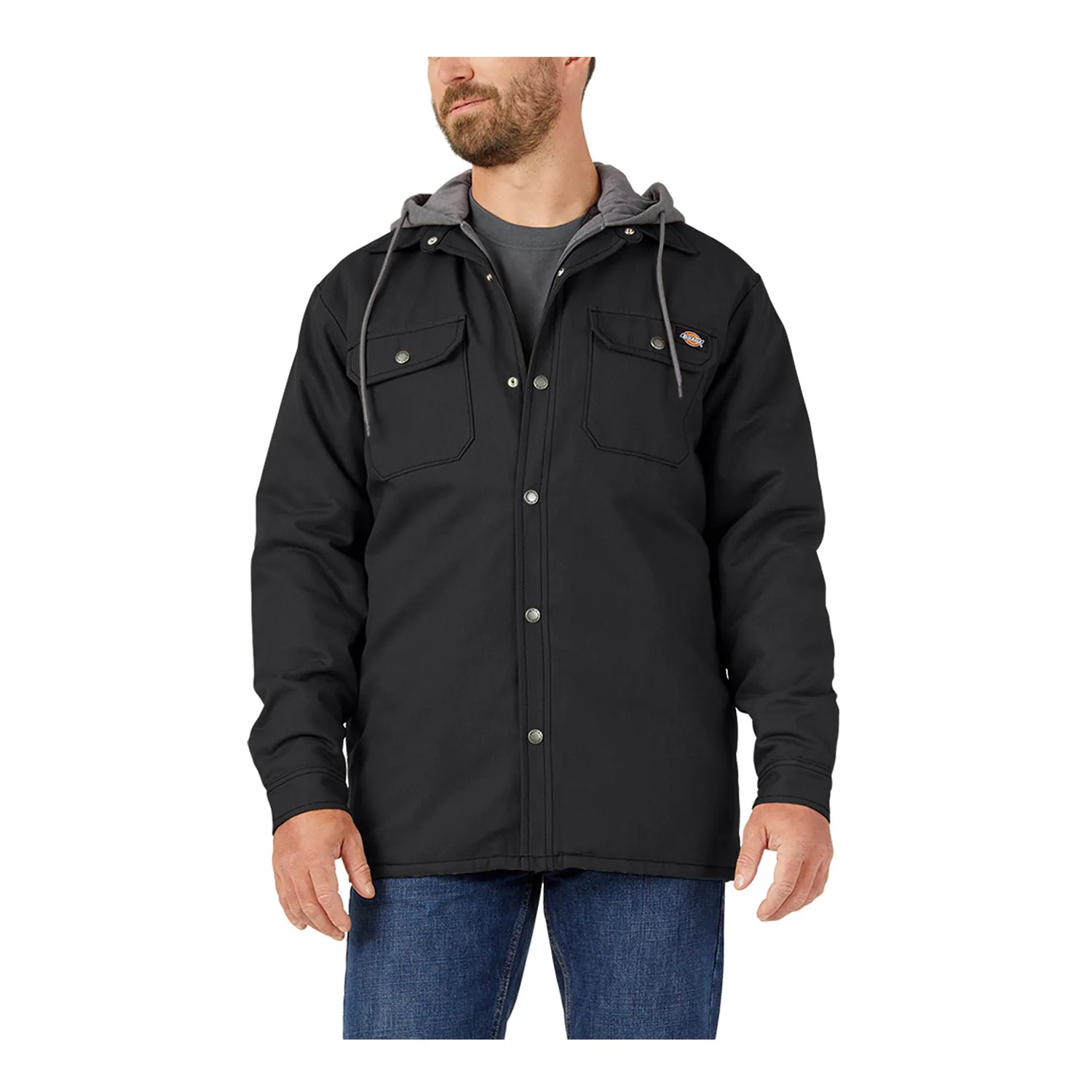 Dickies Men's Hooded Quilted Jacket