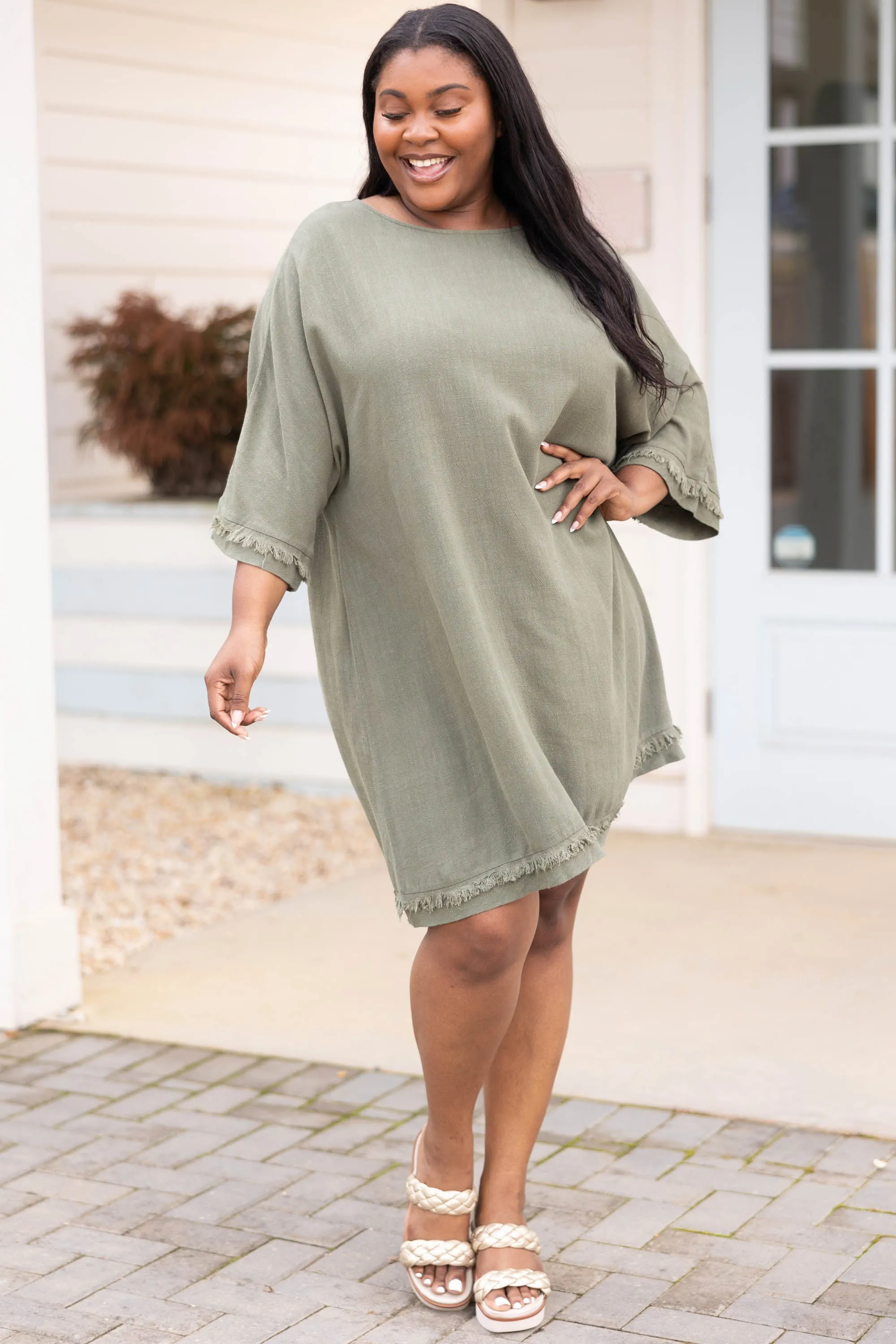 Everyday Magic Dress, Olive