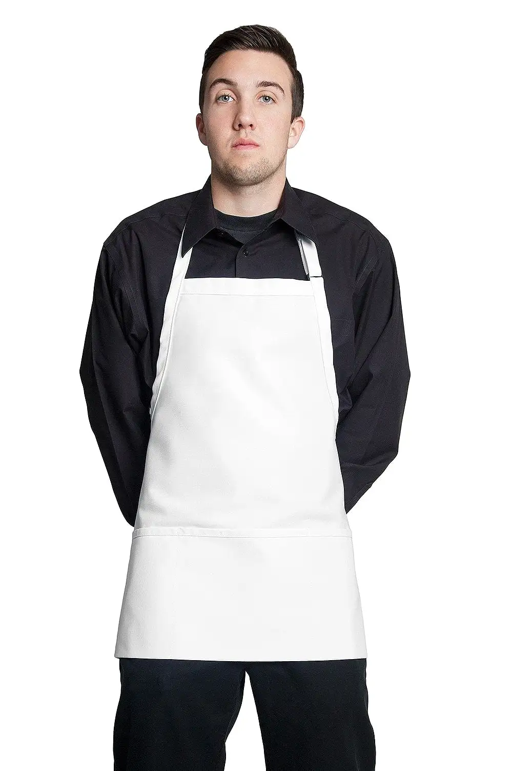 Fiumara Apparel Bib Apron w/ 3 Pockets 24L X 28 W