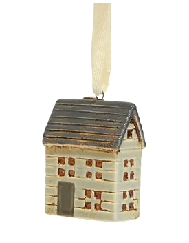 French Country Hanging House Petite Grey White