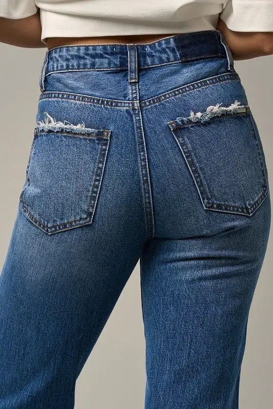 GEMMA HIGH RISE STRAIGHT JEANS [ONLINE EXCLUSIVE]