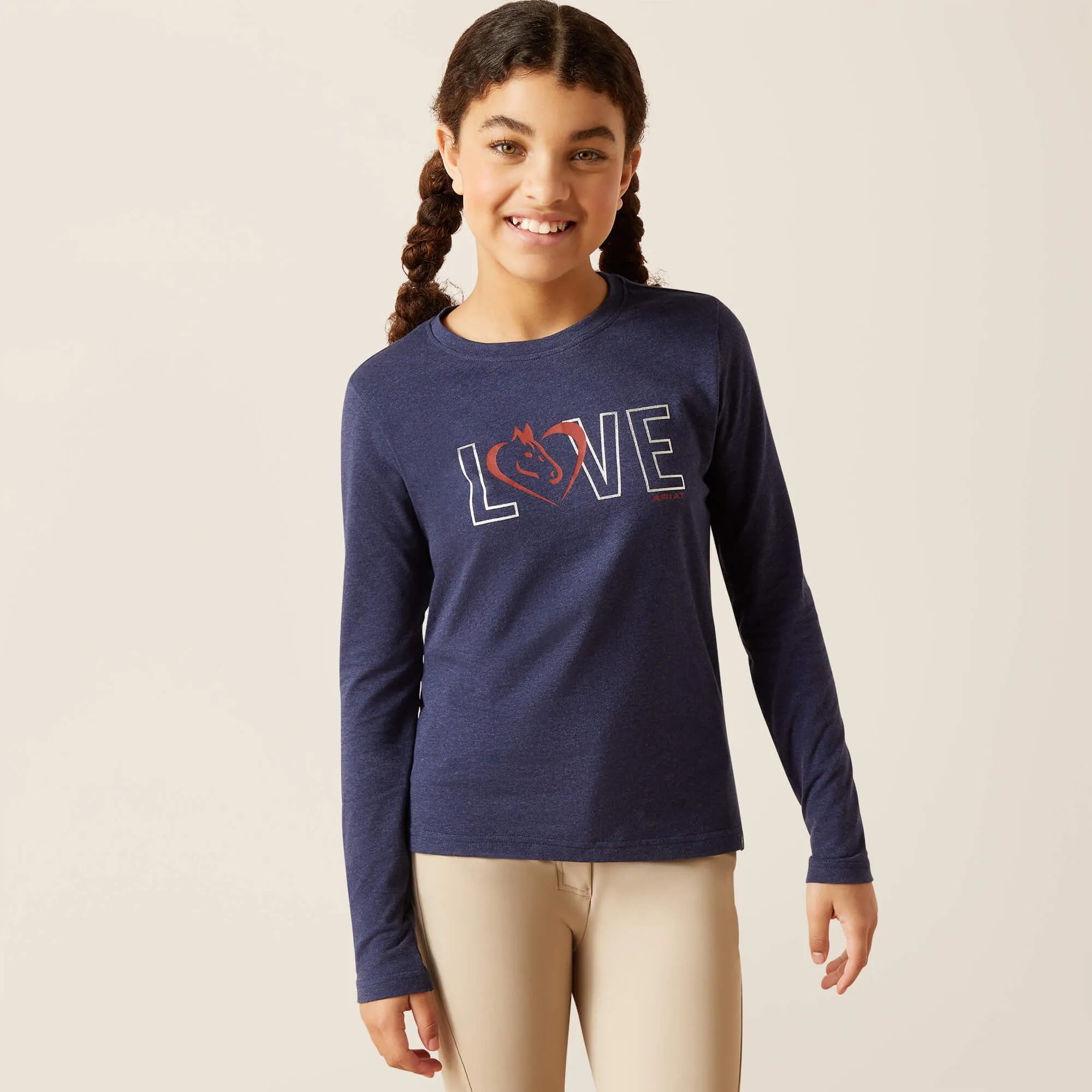 Girl's Ariat LOVE T-Shirt #10046496