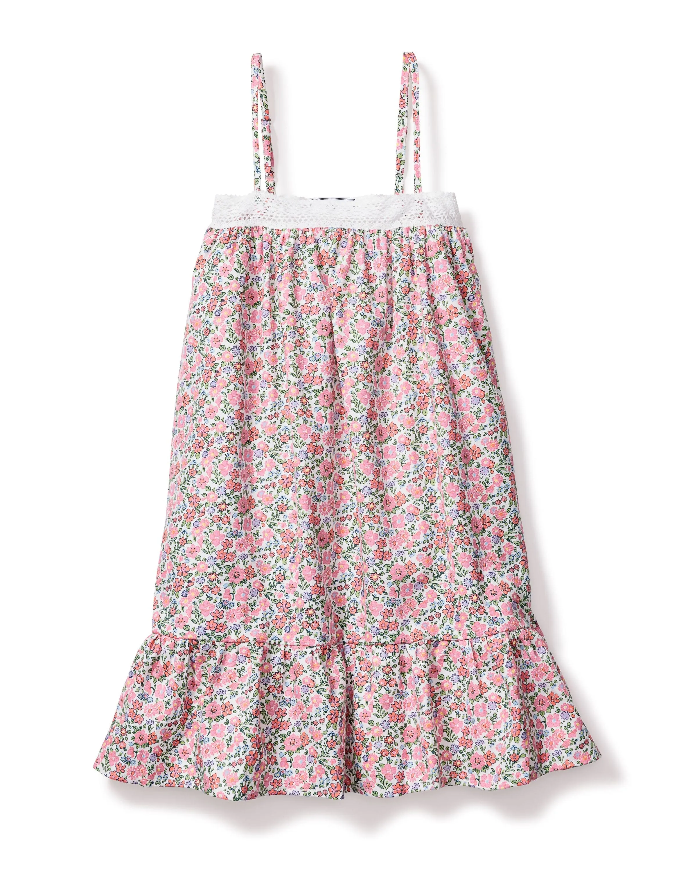 Girl's Twill Lily Nightgown | Fleurs de Rose