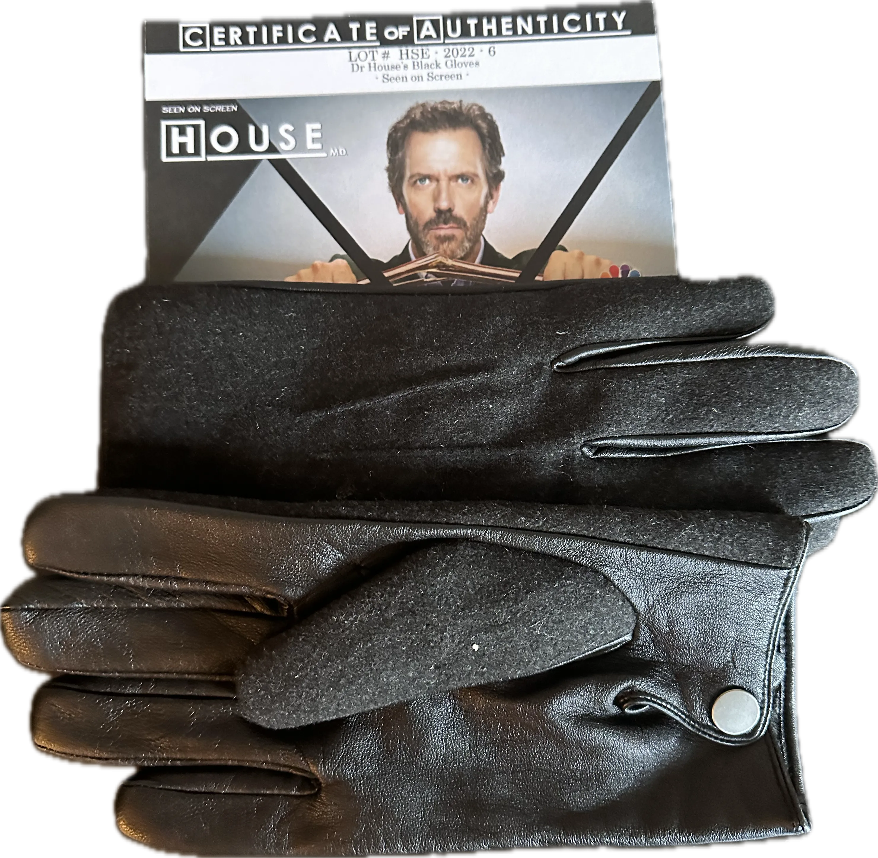 HOUSE: Dr Gregory House Black Gloves