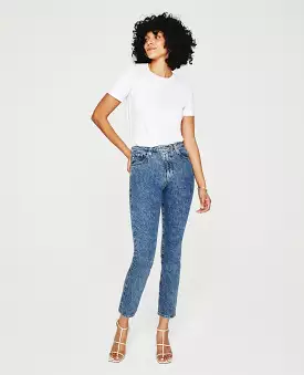 Hybrid Isabelle High Rise Straight Crop Jeans