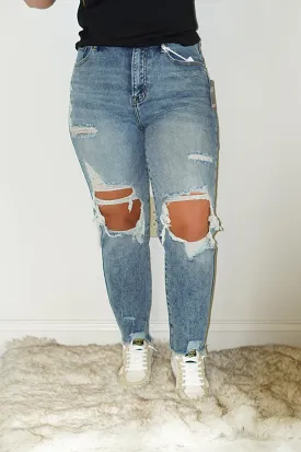 Janet High Rise Straight Jeans