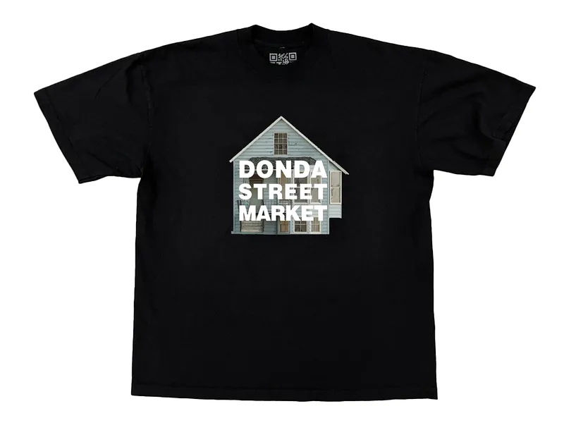 Kanye West Donda Street Market Tee Black