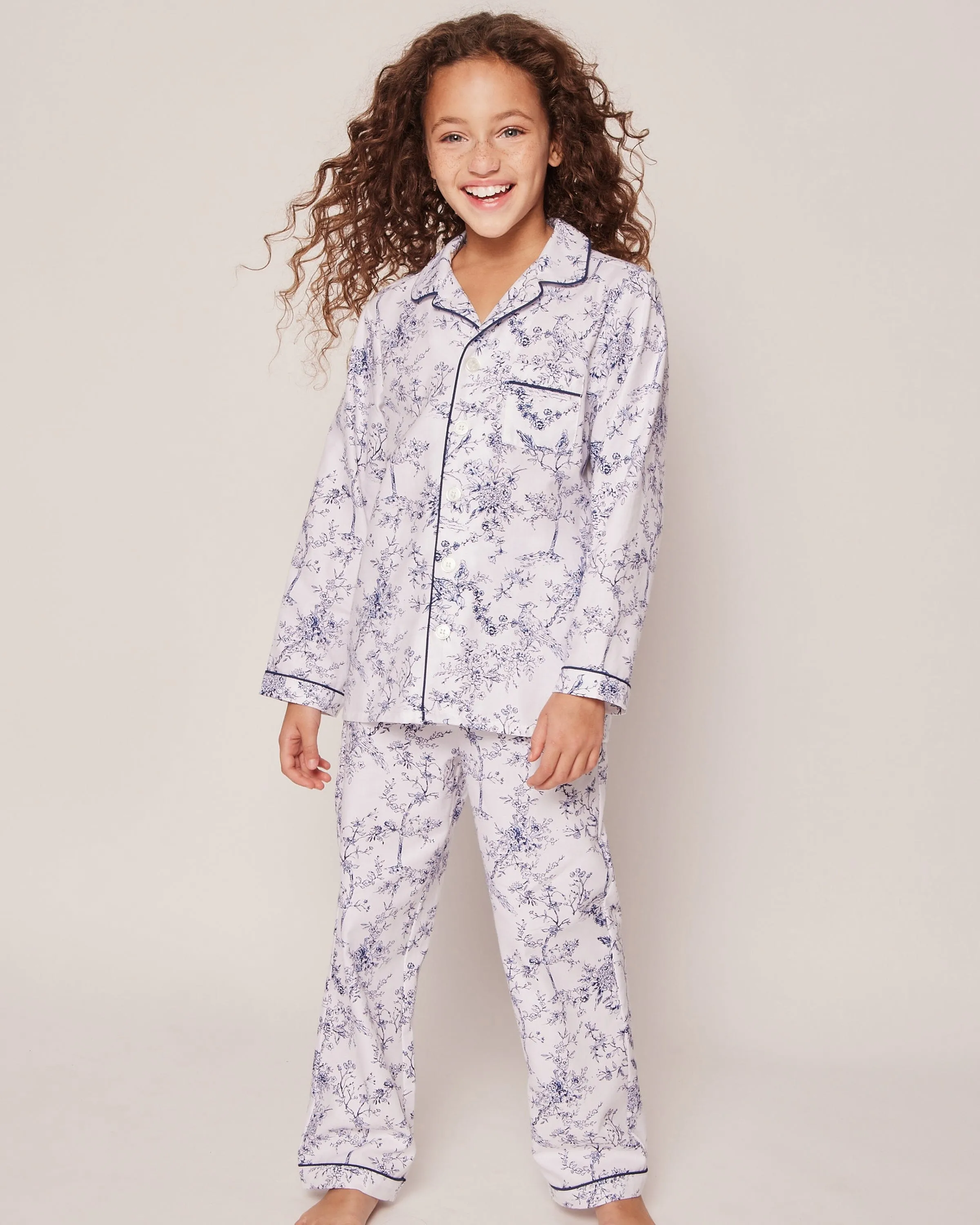 Kid's Twill Pajama Set | Timeless Toile