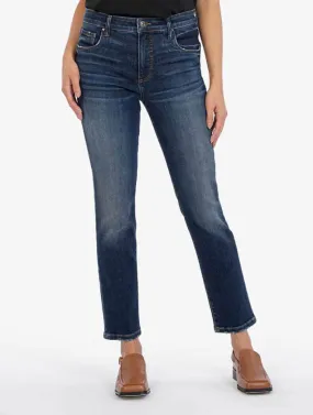 Kut From The Kloth Reese High Rise Fab Ab Ankle Straight Leg Jean in Enchantment