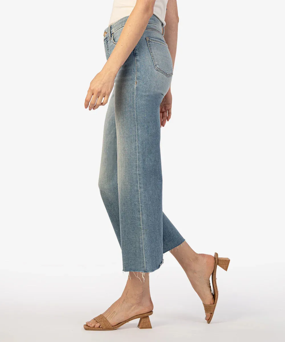 Kut Meg High Rise Ankle Wide Leg Jeans | Romantic