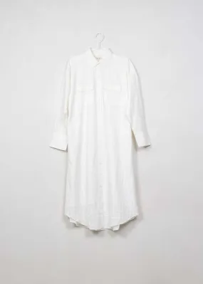 Kyoto House Dress - White Boxweave